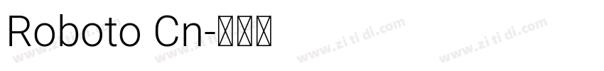 Roboto Cn字体转换